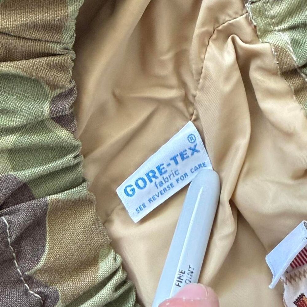 Vintage Cabela’s Gore-Tex Pants Mens Large Camo Made In USA Hunting Waterproof - Picture 2 of 8